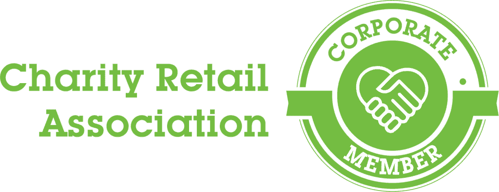 charity retail association logo in green